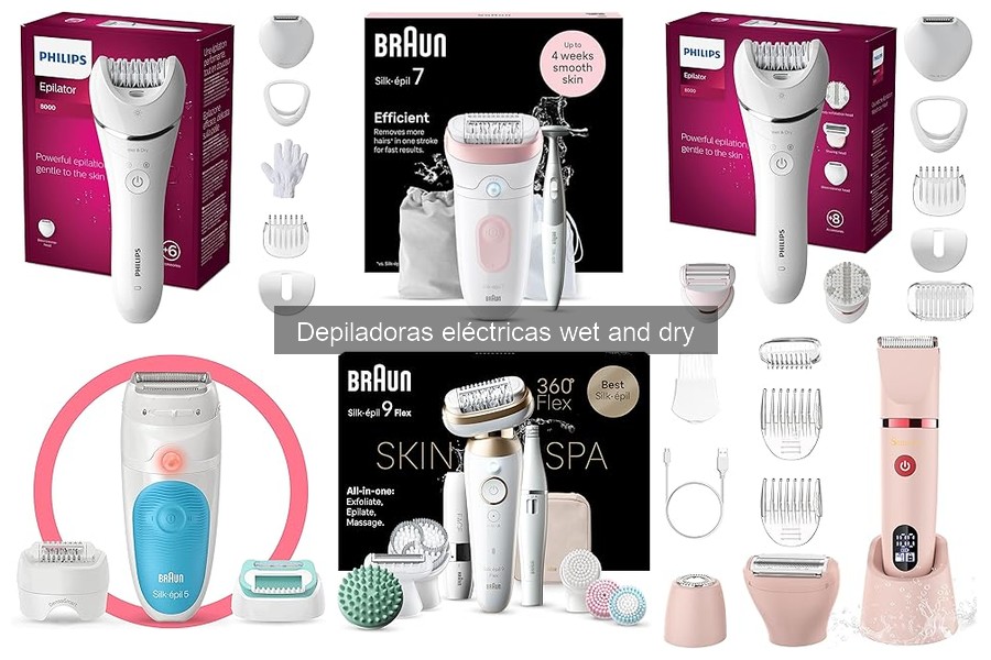 Cómo usar una depiladora eléctrica wet and dry correctamente