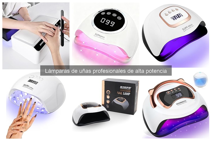 Cómo utilizar eficientemente lámparas de uñas de alta potencia