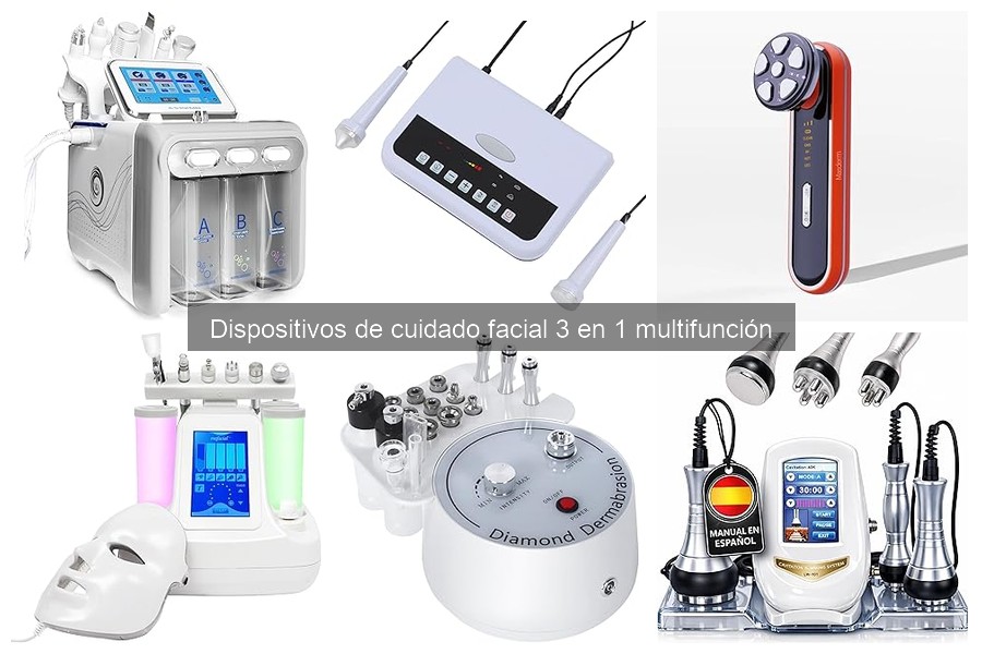 Cómo utilizar un dispositivo facial 3 en 1 multifunción
