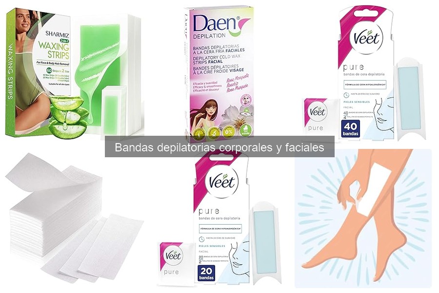 Comparativa de Bandas Depilatorias y Otros Métodos