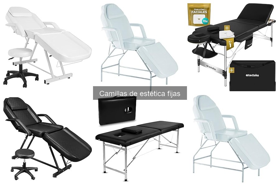 Comparativa de Camillas de Estética Fijas: Mejores Modelos