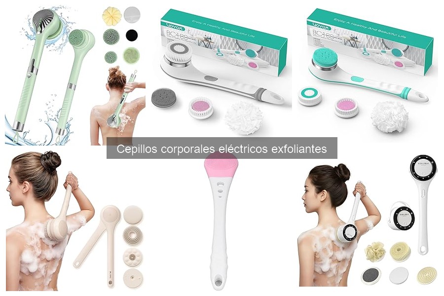 Comparativa de cepillos corporales eléctricos y manuales