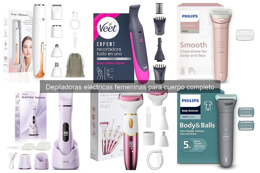 Comparativa de depiladoras eléctricas y métodos tradicionales
