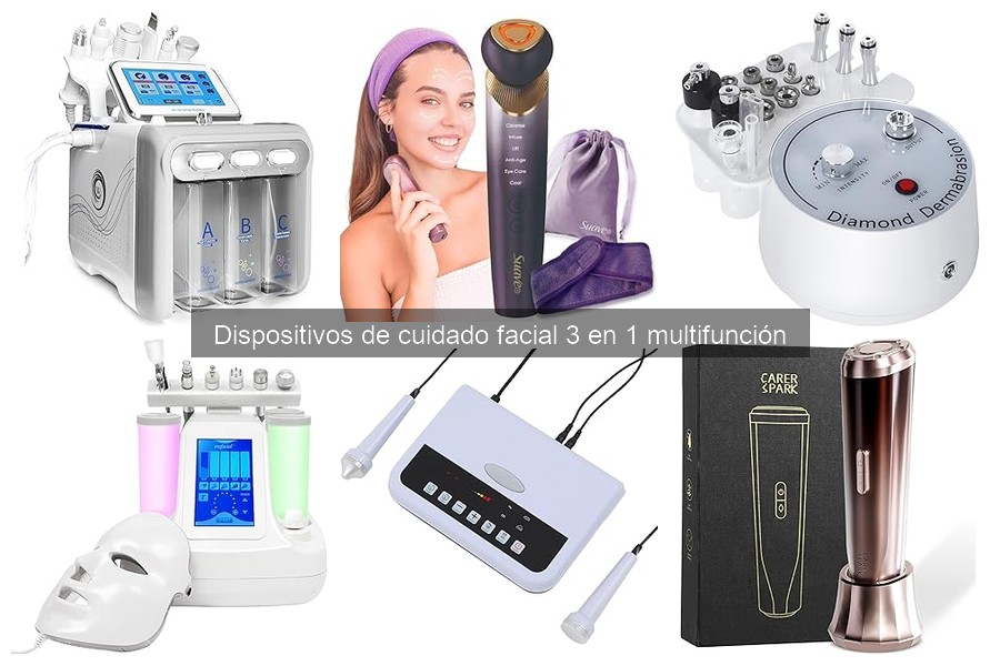 Comparativa de Dispositivos de Cuidado Facial 3 en 1 Multifunción