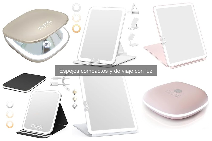 Comparativa de Espejos Compactos WEILY con Luz