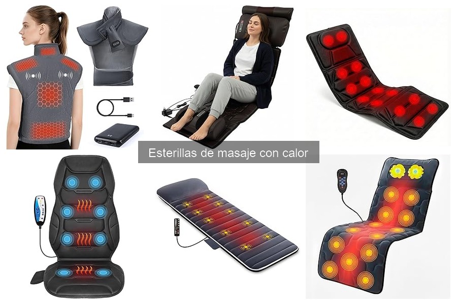 Comparativa de Esterillas de Masaje con Calor: Mejores Marcas