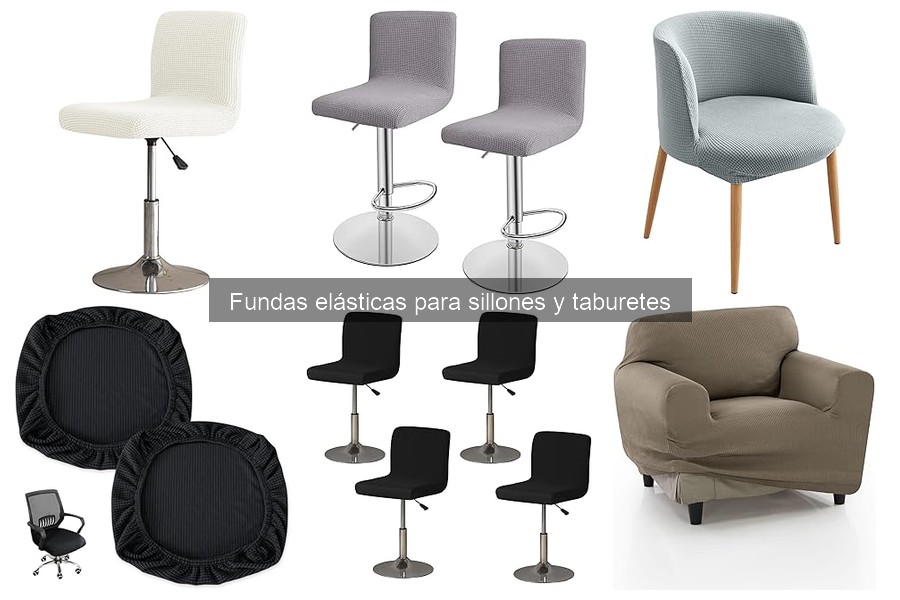 Comparativa de Fundas Elásticas para Sillones y Taburetes