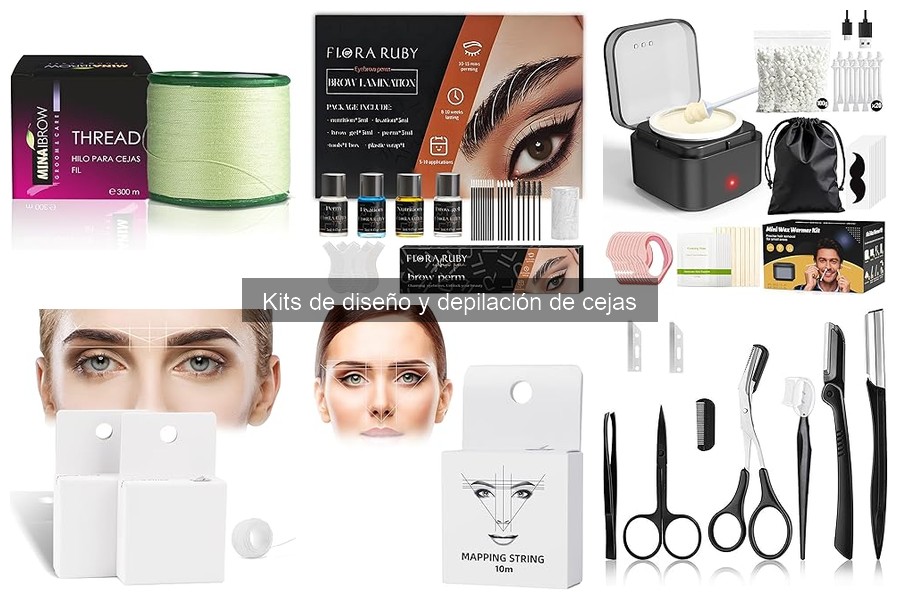 Comparativa de Kits de Diseño y Depilación de Cejas