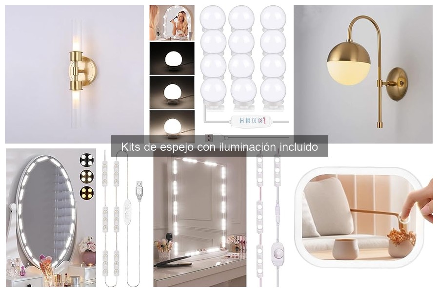 Comparativa de Kits de Espejo con Iluminación para Ti