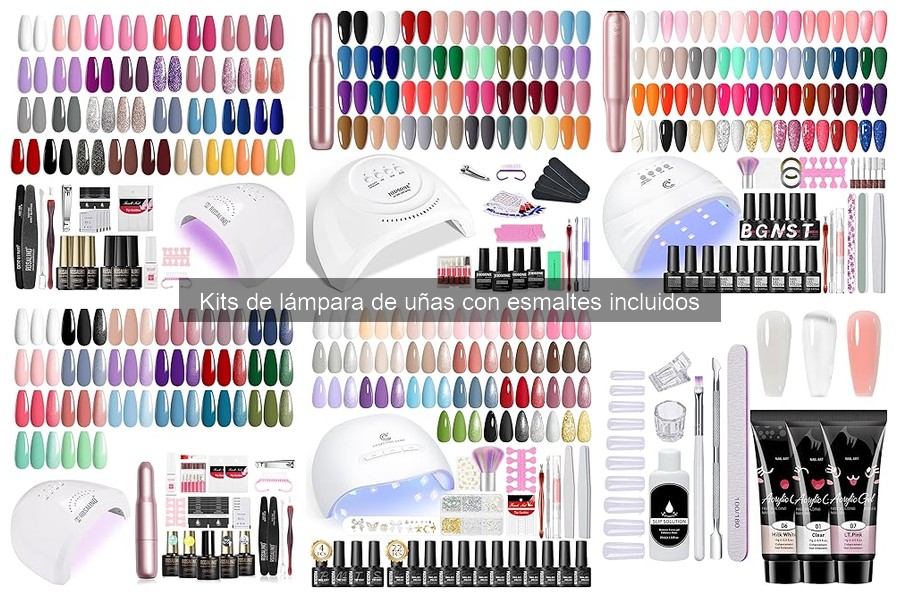 Comparativa de Kits de Lámpara de Uñas para Hogar y Profesionales