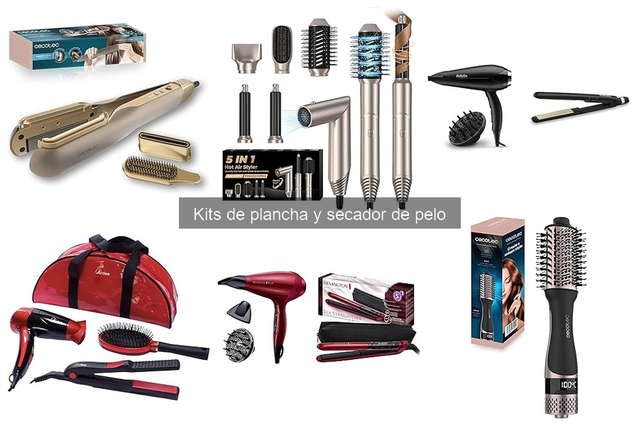 Comparativa de Kits de Plancha y Secador de Pelo 2023