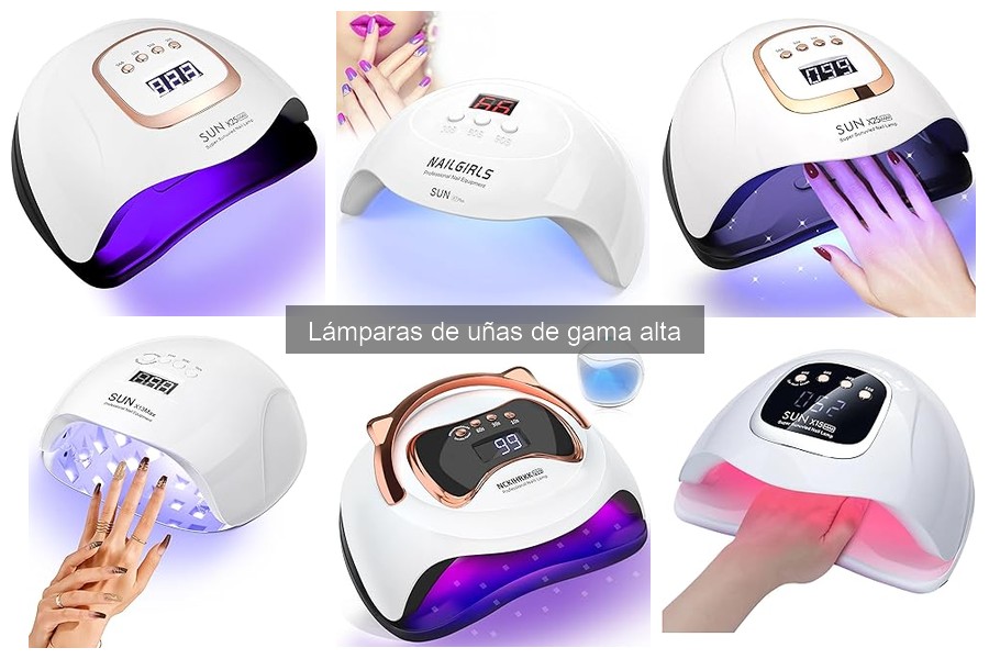 Comparativa de Lámparas LED y UV de Gama Alta para Uñas