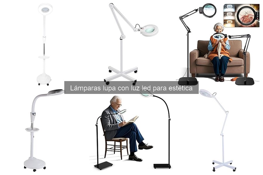 Comparativa de Lámparas Lupa con Luz LED para Estética