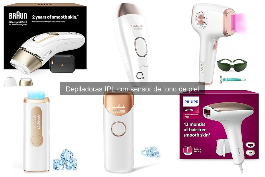 Comparativa de las Mejores Depiladoras IPL con Sensor de Tono