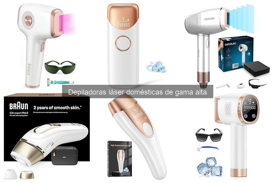 ** Comparativa de las mejores depiladoras láser de gama alta