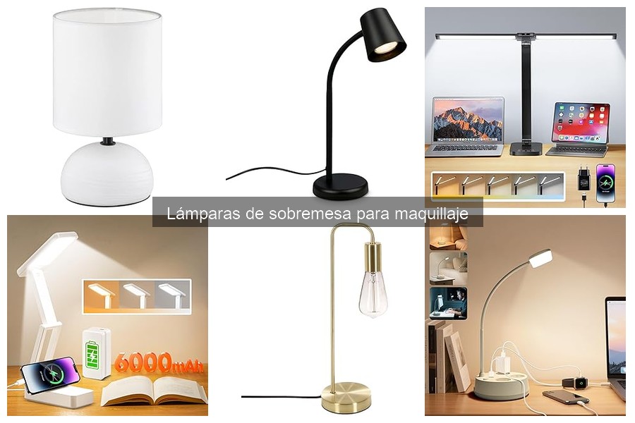 Comparativa de las Mejores Lámparas de Sobremesa para Maquillaje