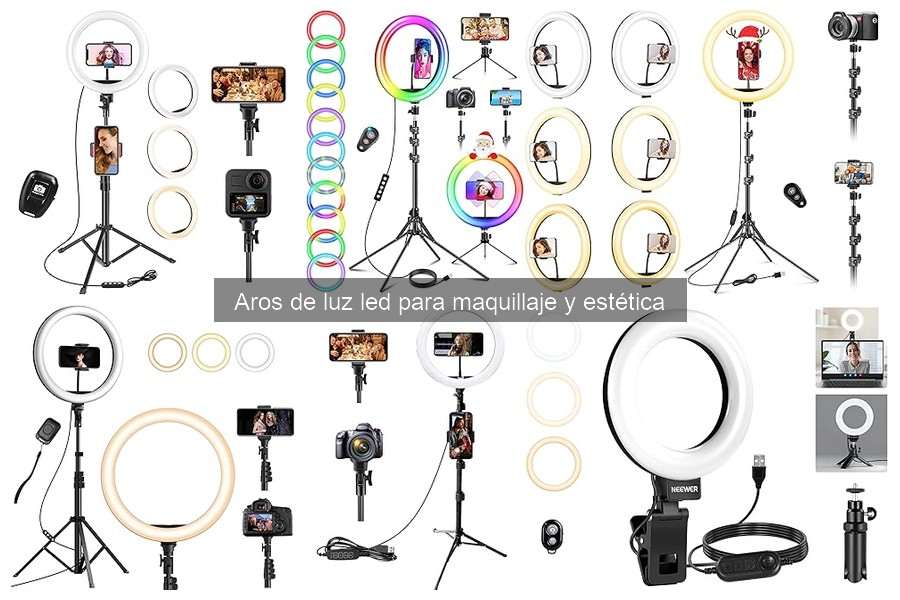 Comparativa de las Mejores Marcas de Aros de Luz LED para Estética