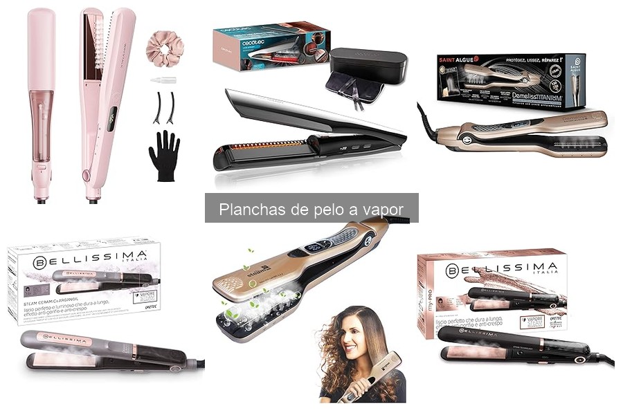 Comparativa de las mejores planchas de pelo a vapor