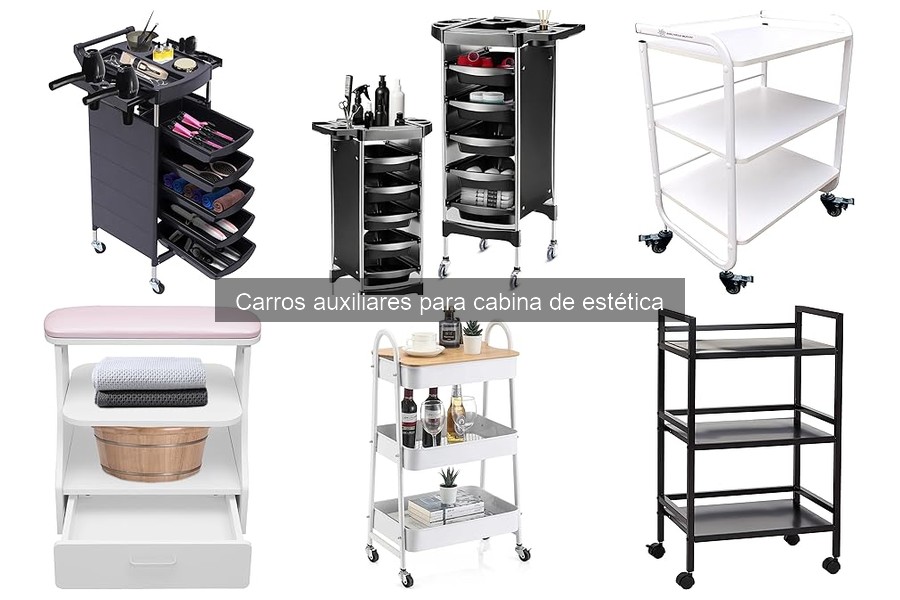 Comparativa de los Mejores Carros Auxiliares para Estética