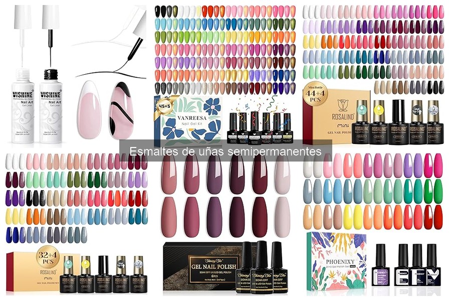 Comparativa de los Mejores Esmaltes de Uñas Semipermanentes