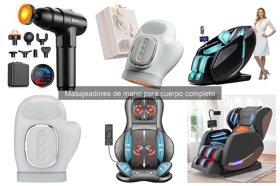 Comparativa de los Mejores Masajeadores de Mano para Cuerpo Completo