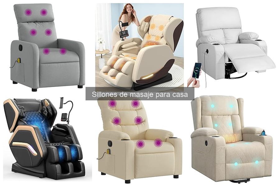 Comparativa de los Mejores Sillones de Masaje para Casa