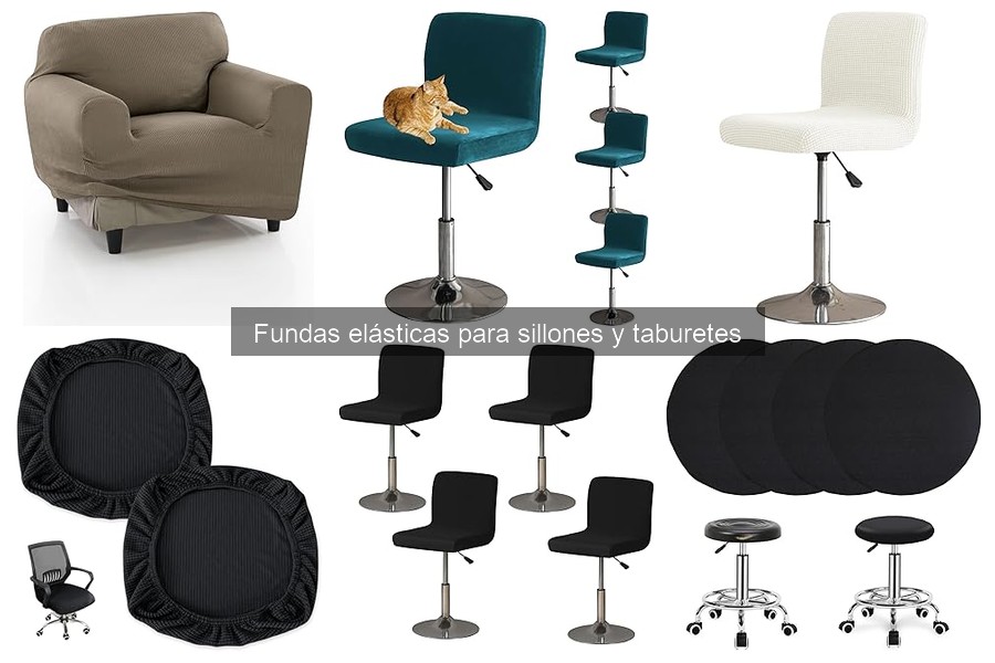 Comparativa de materiales en fundas elásticas para sillones
