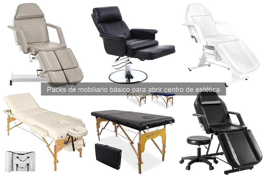 Comparativa de Packs de Mobiliario para Estética en 2023