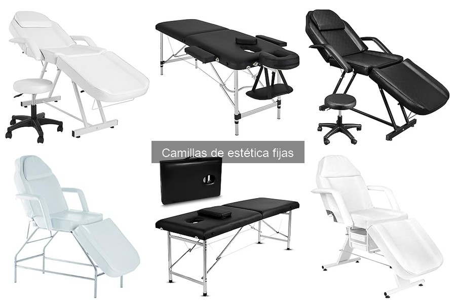 Comparativa de precios de camillas de estética fijas