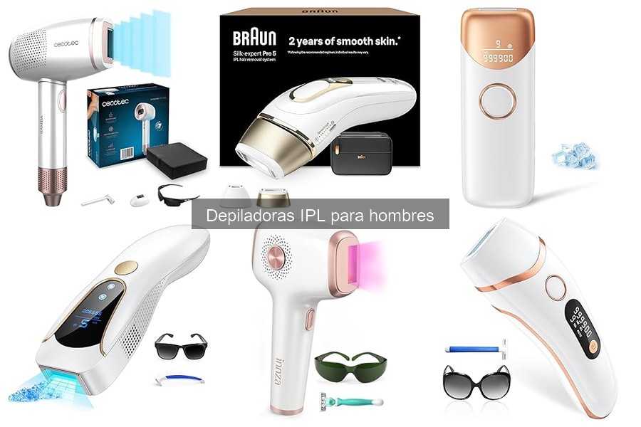 Comparativa de precios de depiladoras IPL para hombres