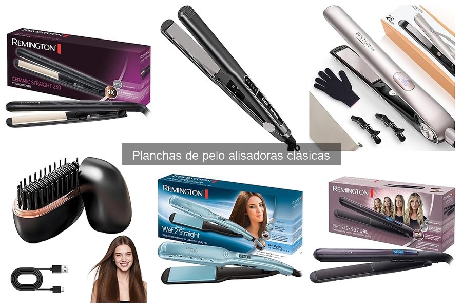 Comparativa de precios de planchas de pelo alisadoras en Amazon