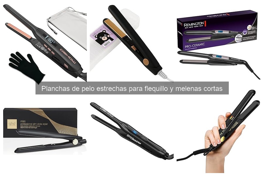 Comparativa de precios de planchas estrechas para flequillo