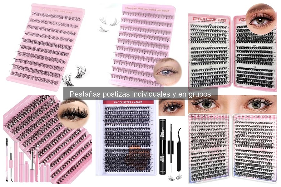 Comparativa de precios: Pestañas postizas individuales y grupos