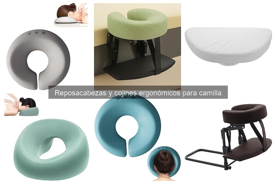 Comparativa de reposacabezas ergonómicos para camillas