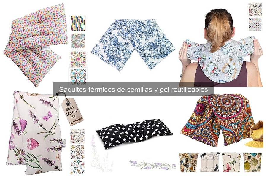 Comparativa de saquitos térmicos de semillas y gel reutilizables