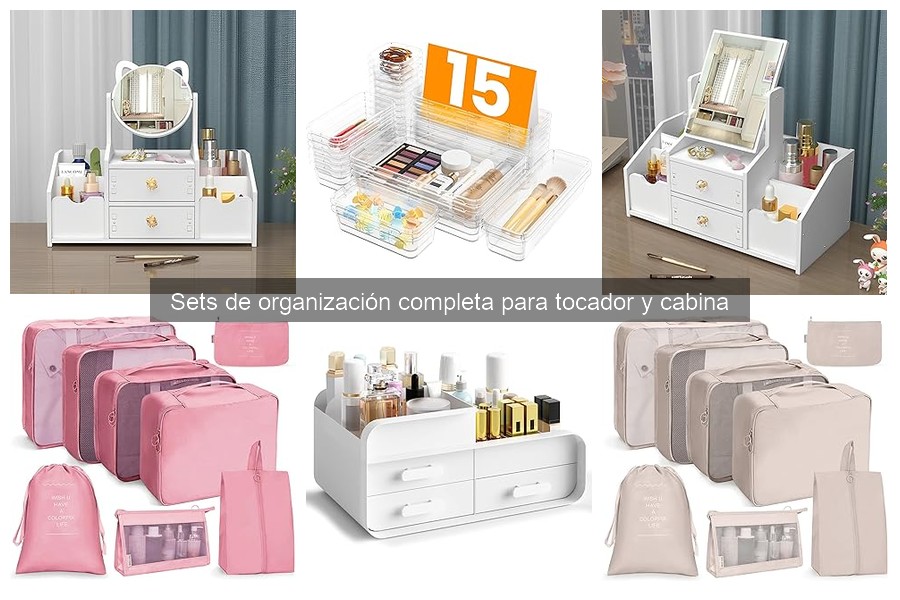 Comparativa de Sets de Organización para Tocador