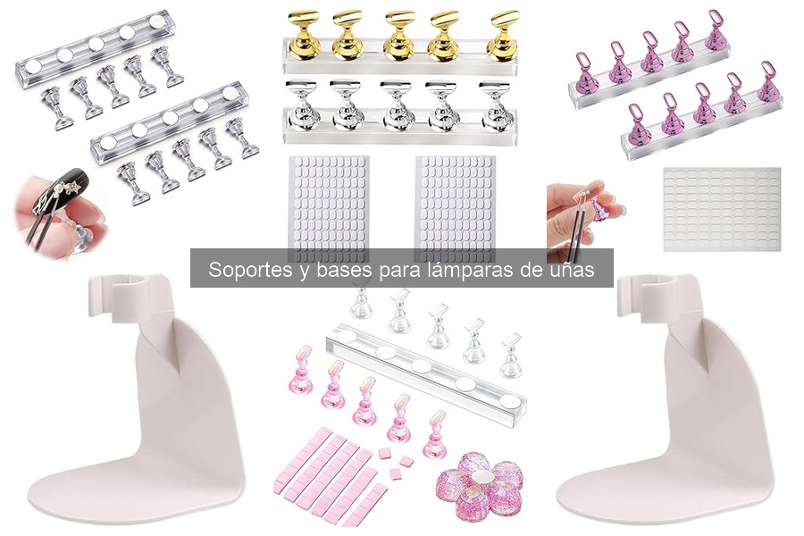 Comparativa de Soportes Móviles y Fijos para Lámparas de Uñas