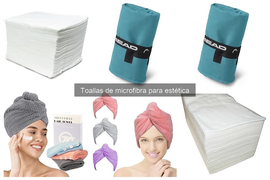 Comparativa de toallas de microfibra y algodón en estética