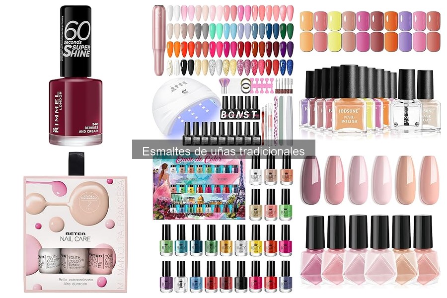 Comparativa: Esmaltes de Uñas Tradicionales vs. Esmaltes en Gel