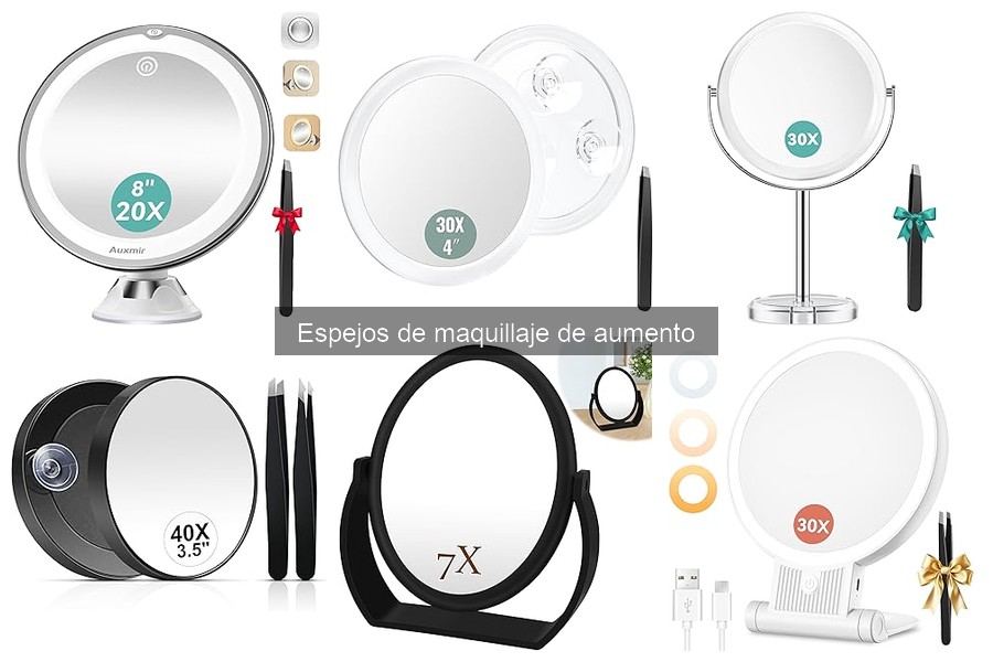 Comparativa: Espejos de Aumento vs. Normales para Maquillaje