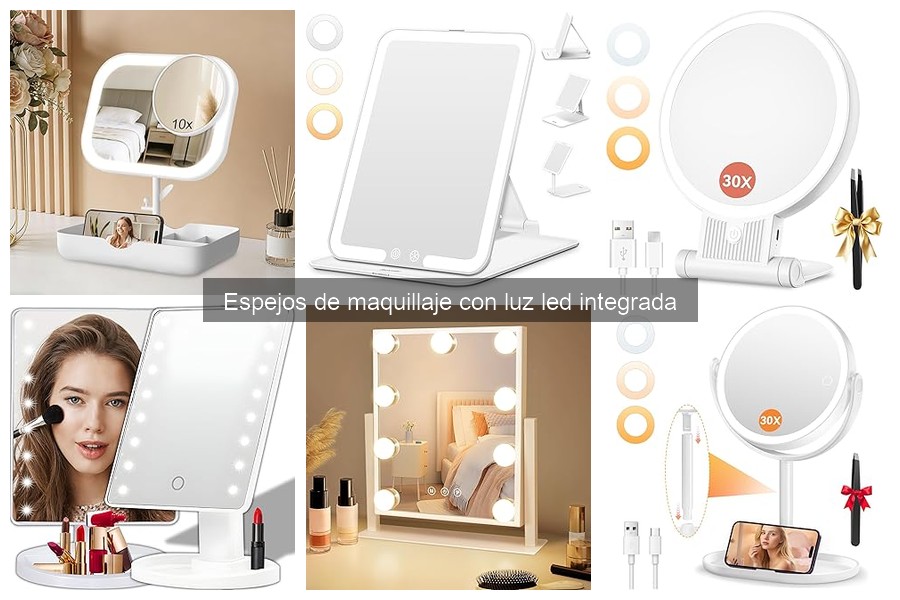Comparativa: Espejos de Maquillaje con y sin Luz LED