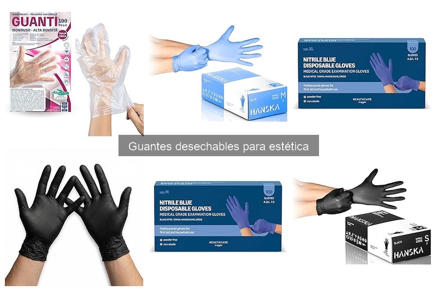 Comparativa: Guantes de látex vs. nitrilo para estética