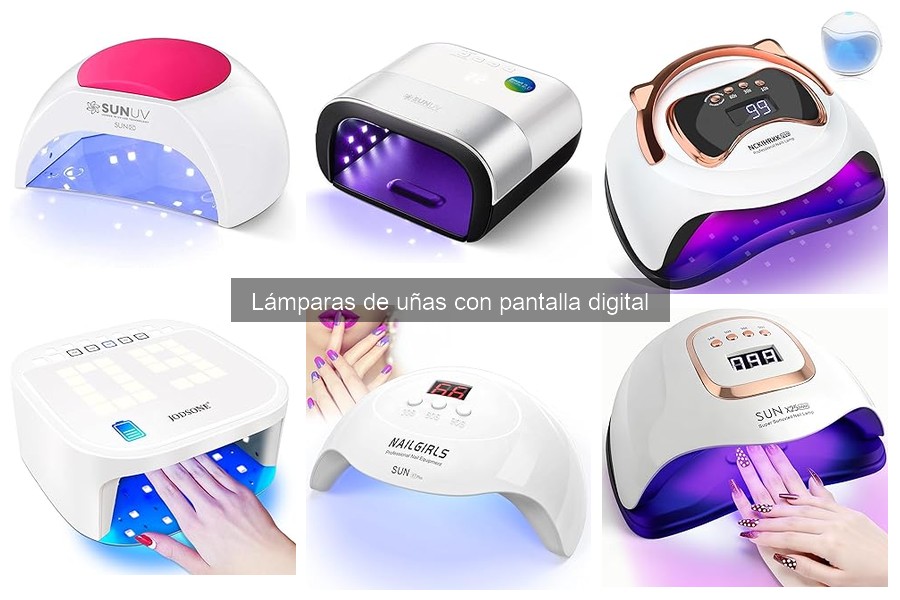 Comparativa Lámparas de Uñas: ¿Con o Sin Pantalla Digital?