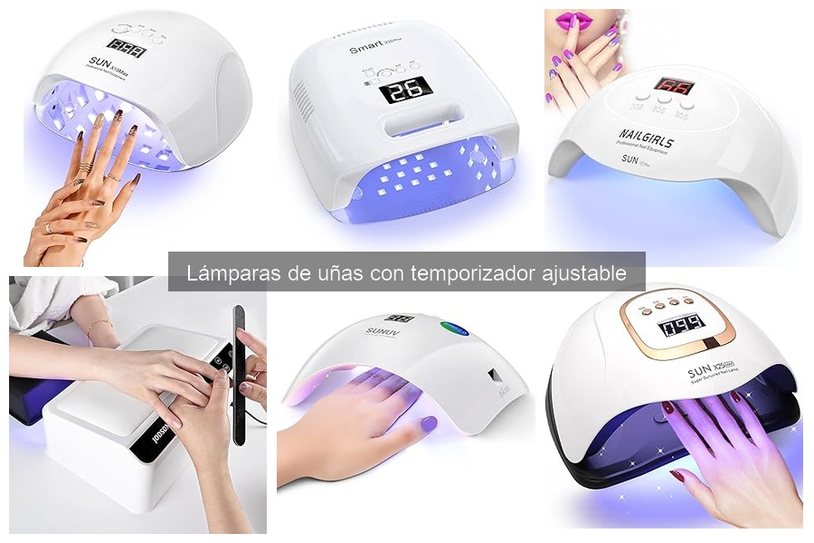 Comparativa: Lámparas de uñas con y sin temporizador ajustable