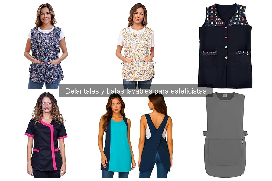 Conoce los Delantales y Batas Lavables para Esteticistas
