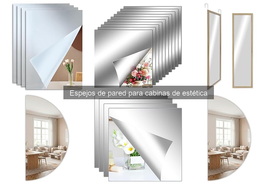 ¿Cuál es el tamaño ideal de espejo de pared para cabinas de estética?