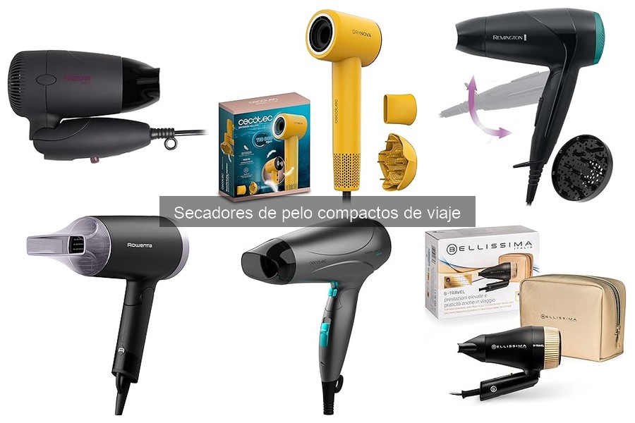 ¿Cuánto cuesta un secador de pelo compacto de viaje?