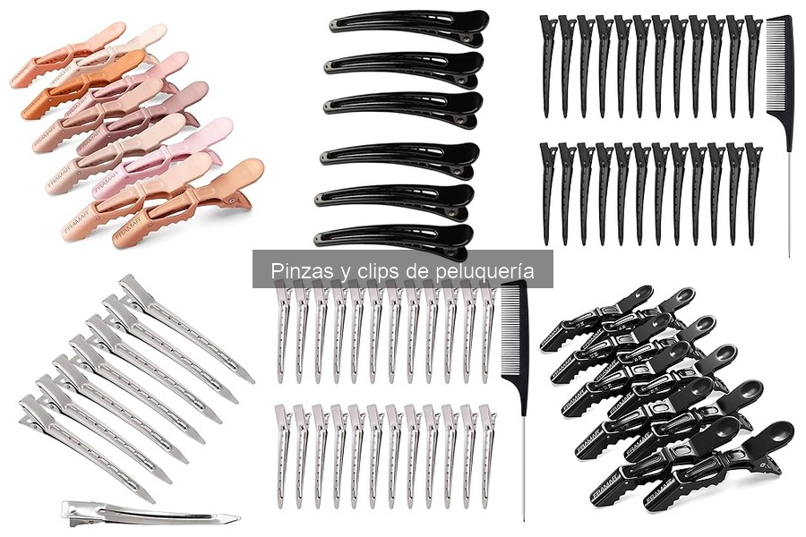 ¿Cuánto cuestan las pinzas y clips de peluquería?