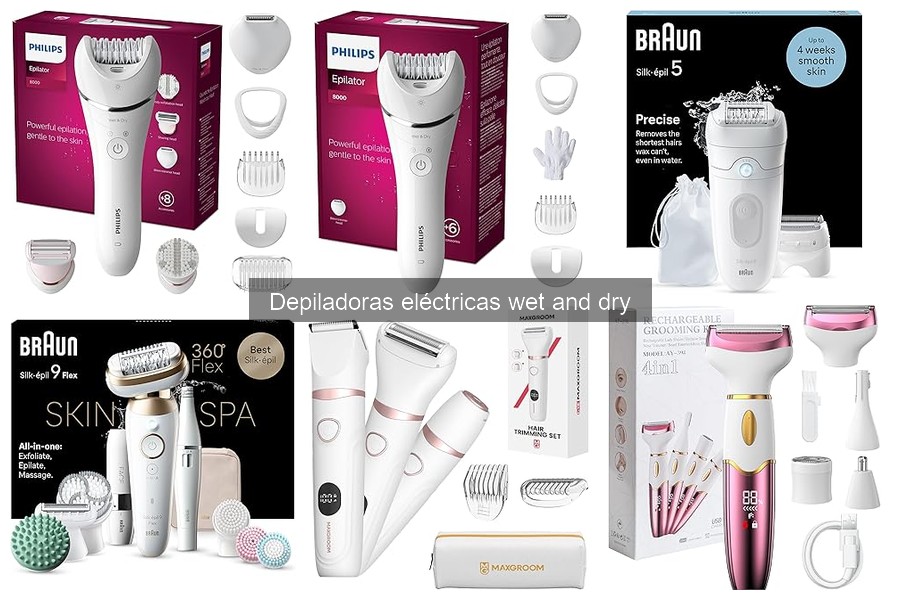 Depiladoras eléctricas wet and dry: ¿son seguras para pieles sensibles?