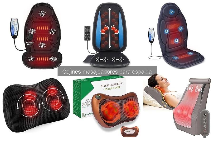 Dónde comprar cojines masajeadores para espalda online